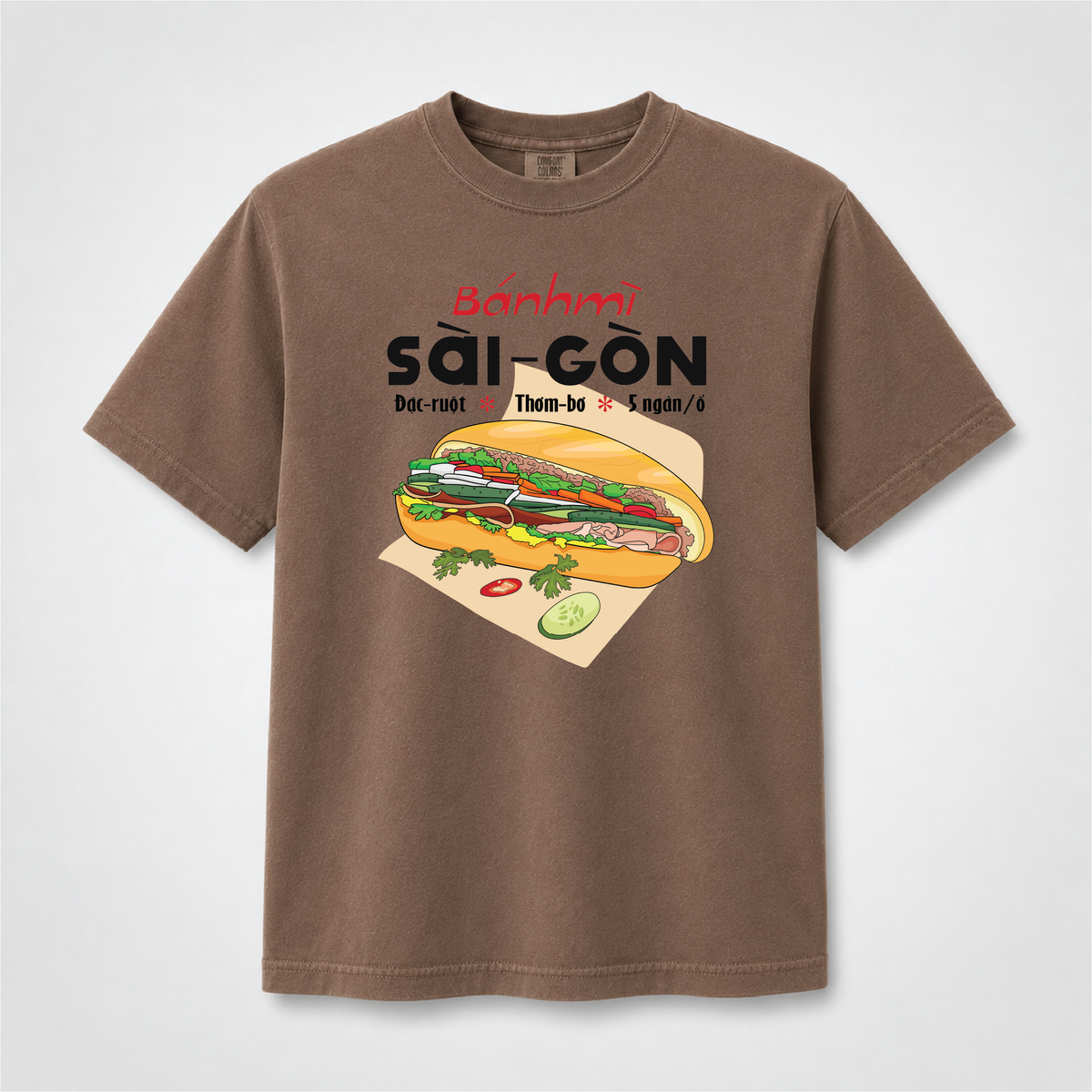Vietnamese Bánh Mì Sài Gòn T-Shirt – Saigon Food Graphic Tee