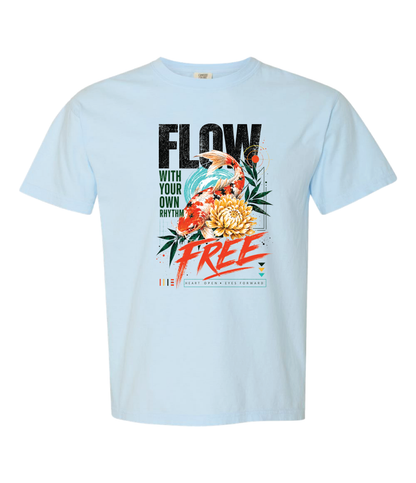 Koi Fish Graphic Tee – Flow Free Zen Shirt