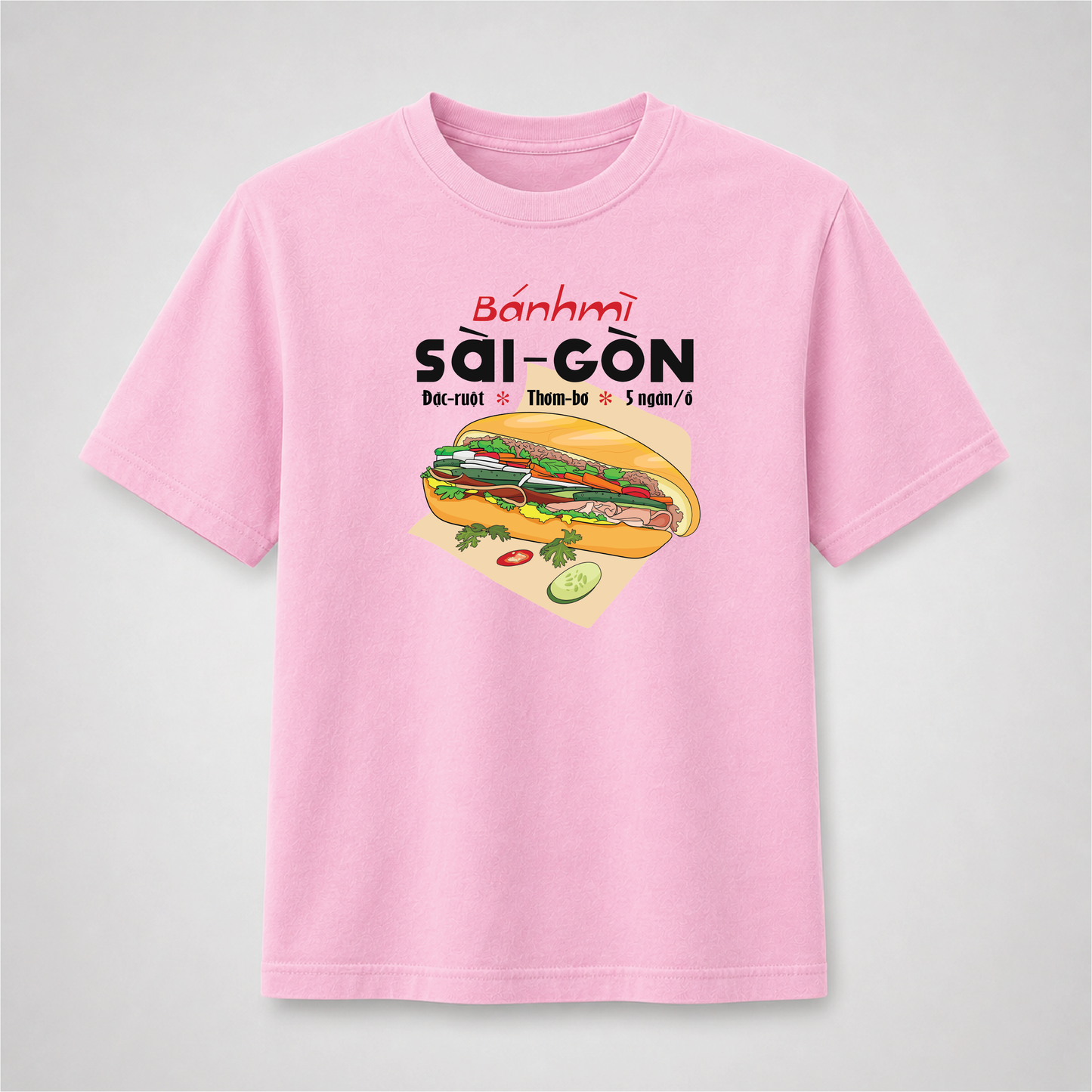 Vietnamese Bánh Mì Sài Gòn T-Shirt – Saigon Food Graphic Tee
