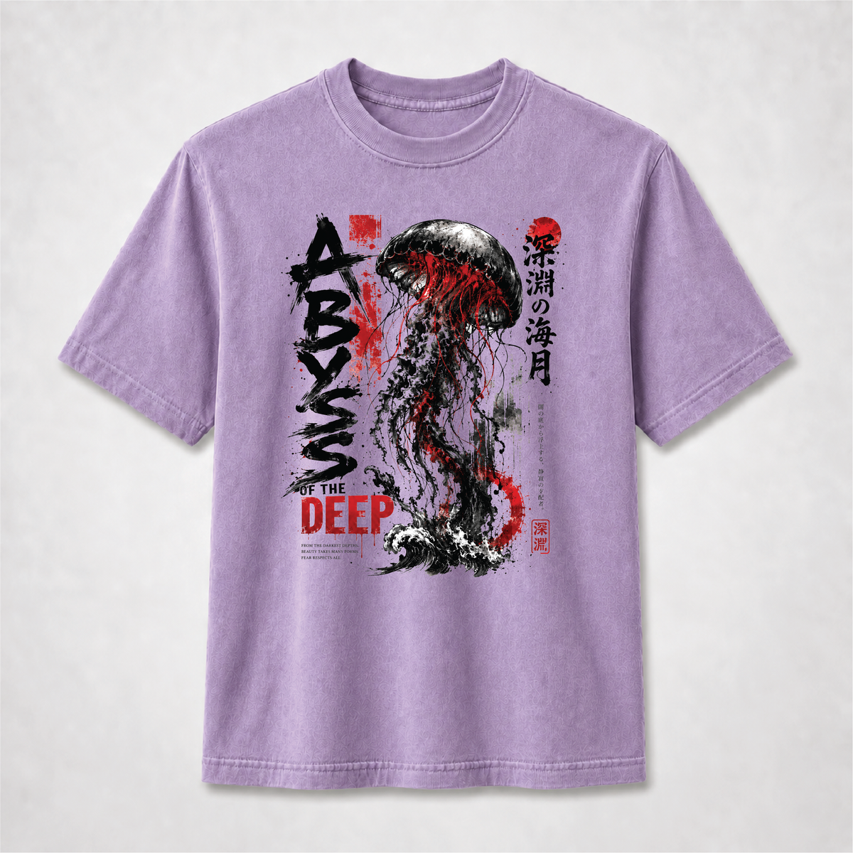Abyss of the Deep Japanese Jellyfish Graphic Tee