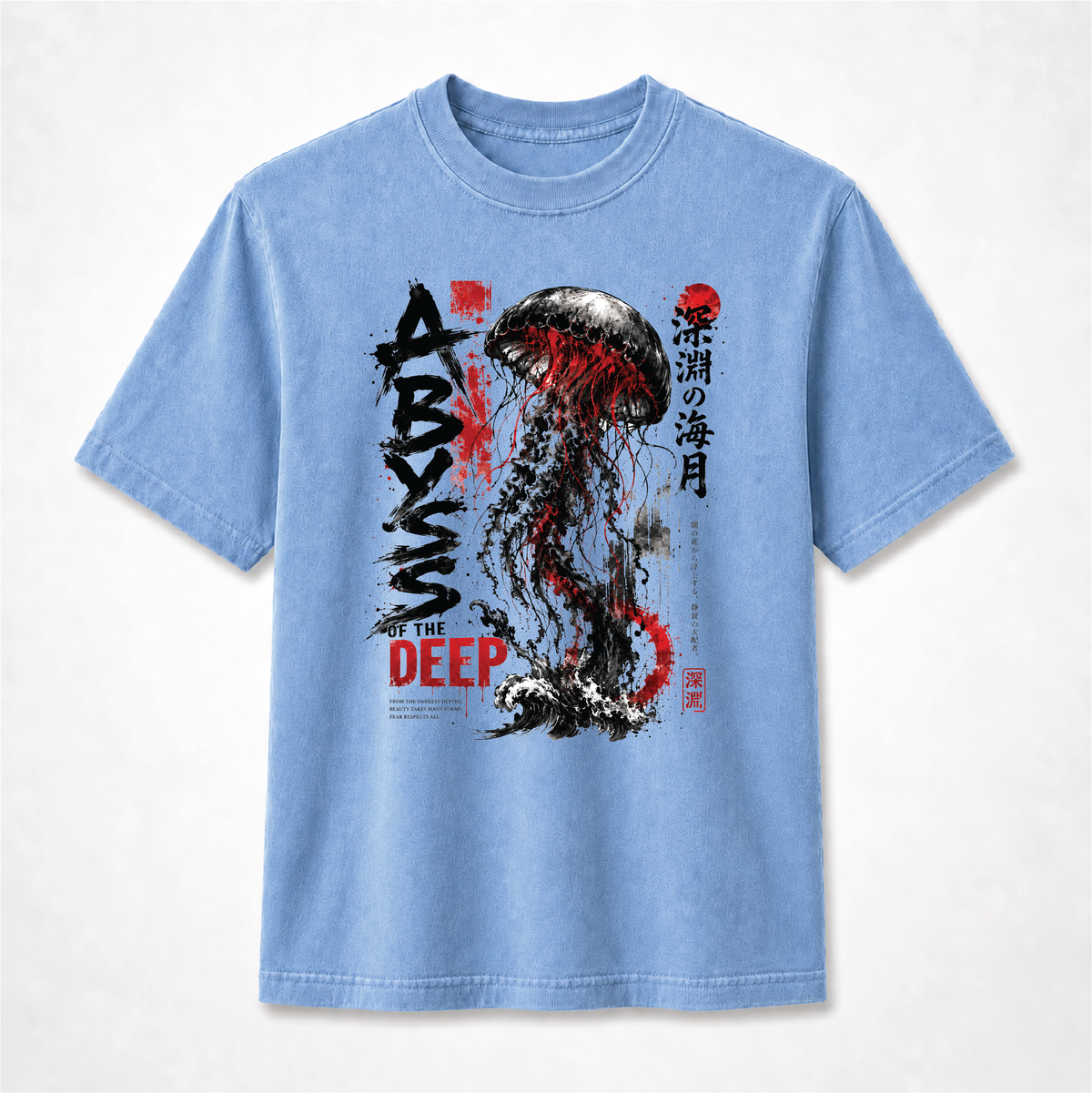 Abyss of the Deep Japanese Jellyfish Graphic Tee