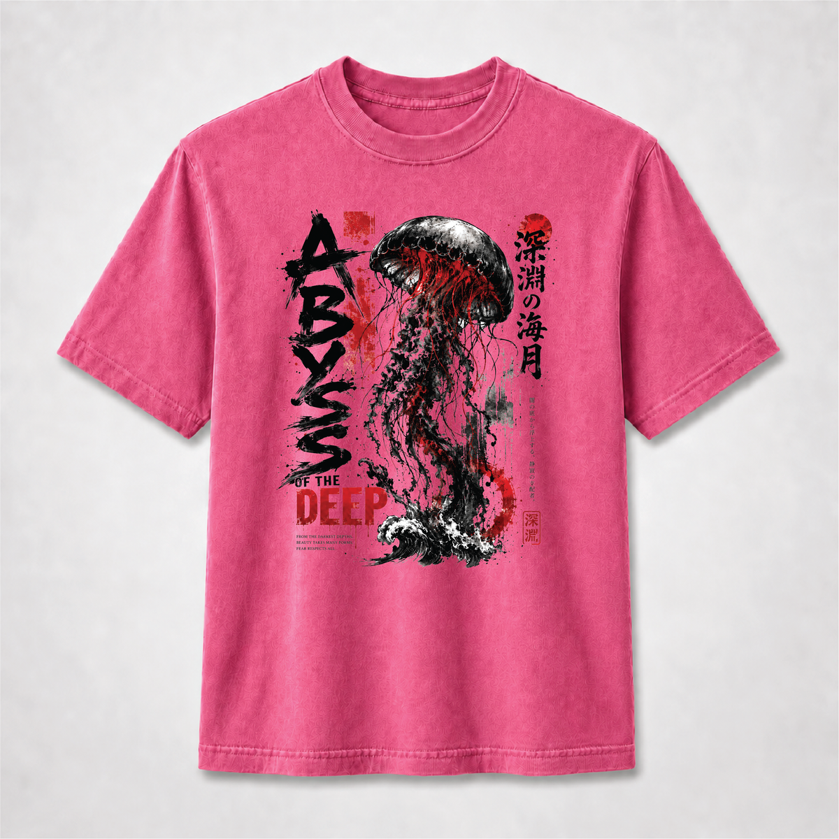 Abyss of the Deep Japanese Jellyfish Graphic Tee