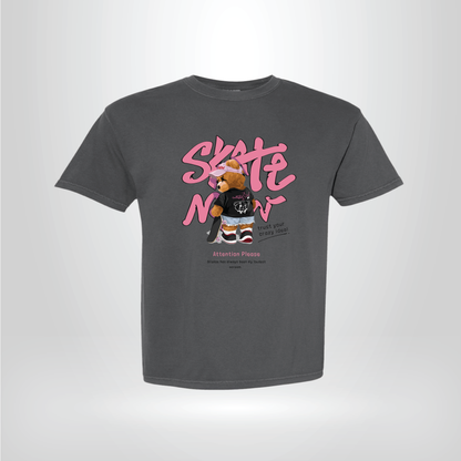 Skate Teddy Bear Shirt, Cute Streetwear Graphic Tee,Kawaii Skater Bear Gift