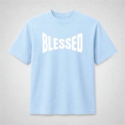 Blessed Shirt | Minimalist Christian Faith Graphic Unisex T-Shirt