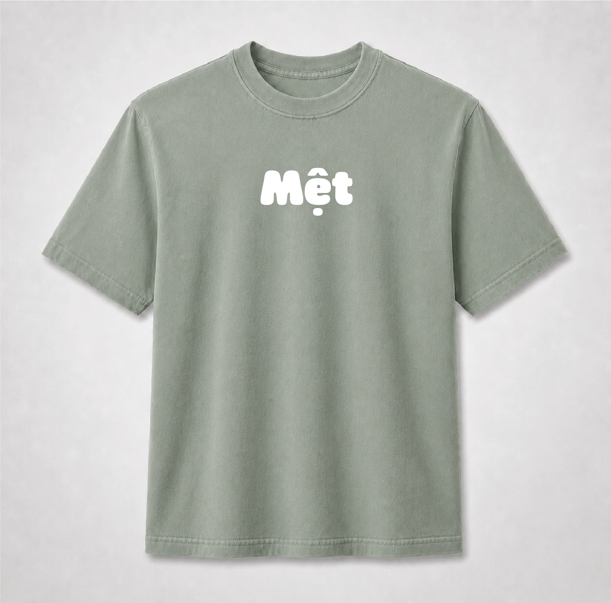 Mệt Vietnamese T-Shirt – Funny Tired Minimalist Graphic Tee