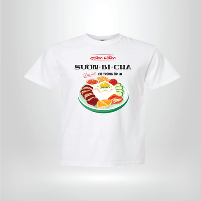 Com Tam Saigon Food Tee Vietnamese Broken Rice Graphic Cotton Shirt