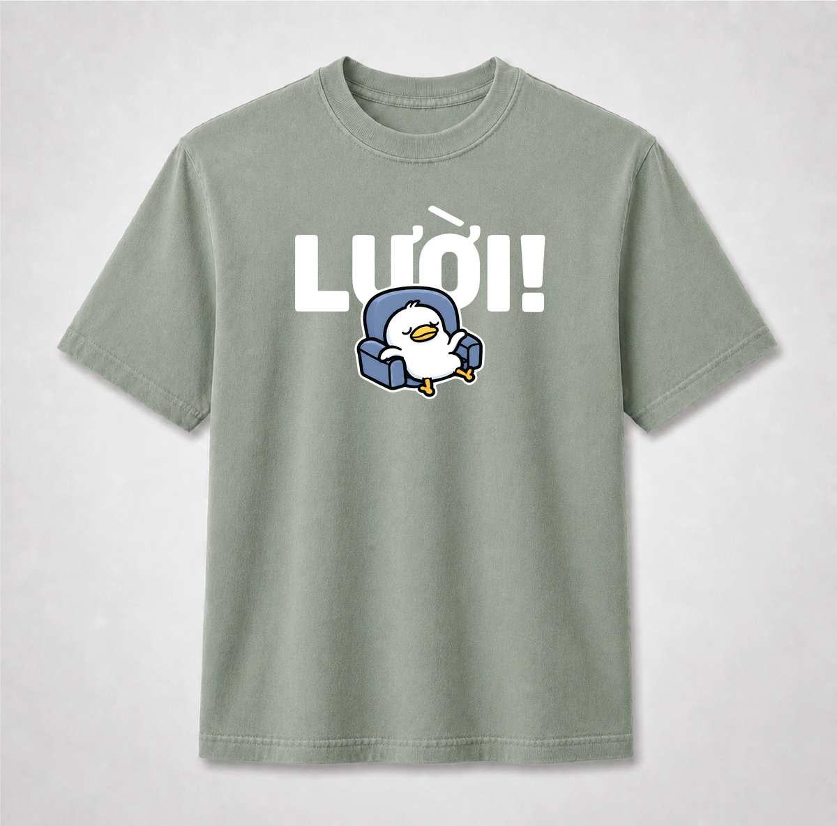Lười! Lazy Duck Vietnamese Graphic Tee