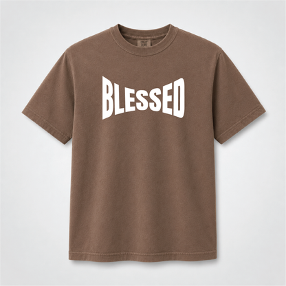 Blessed Shirt | Minimalist Christian Faith Graphic Tee