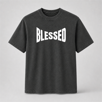 Blessed Shirt | Minimalist Christian Faith Graphic Tee