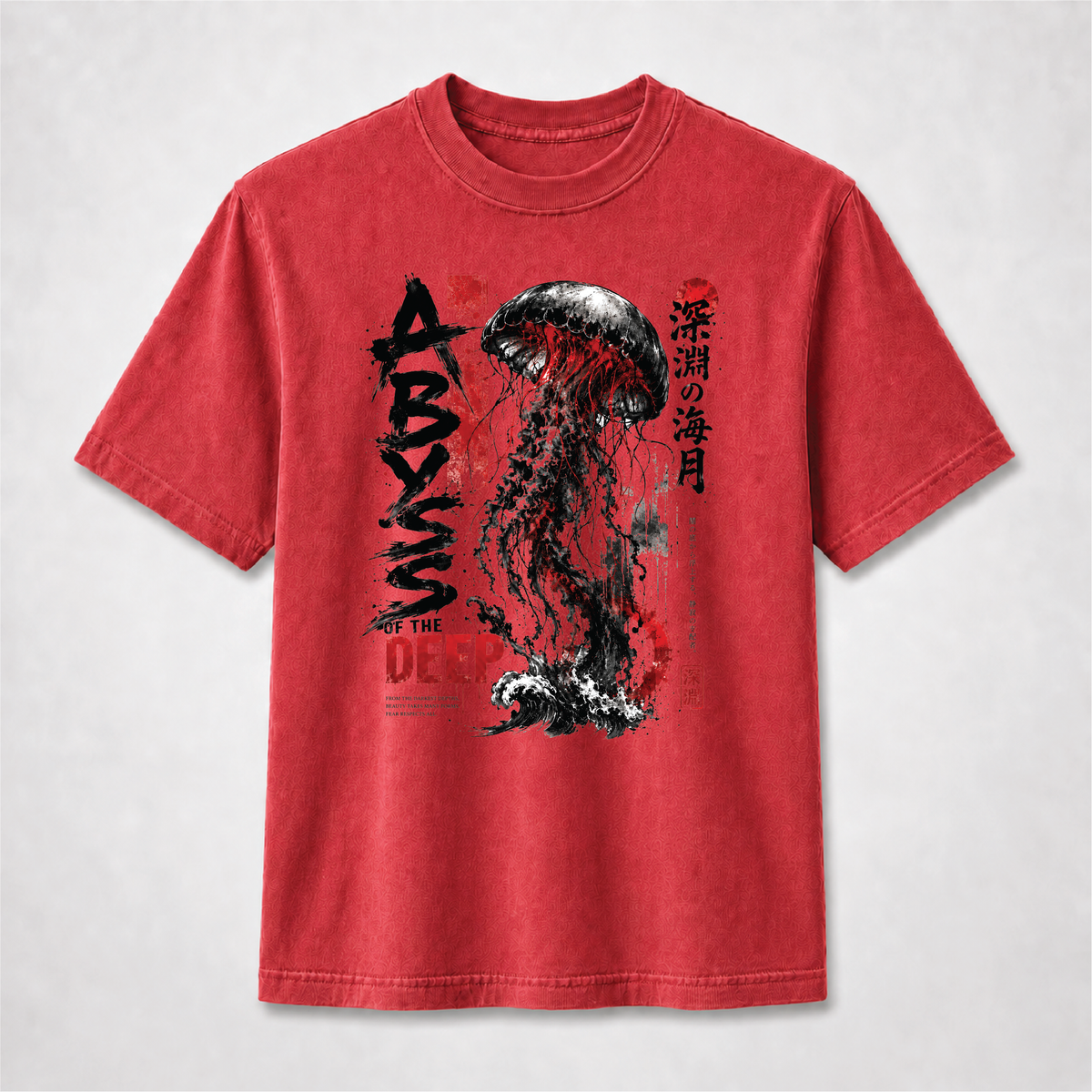 Abyss of the Deep Japanese Jellyfish Graphic Tee