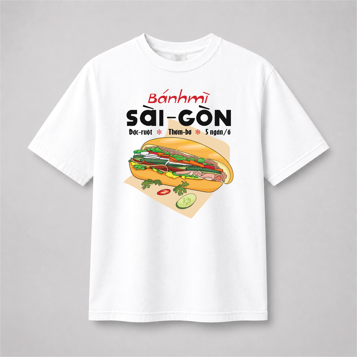 Vietnamese Bánh Mì Sài Gòn T-Shirt – Saigon Food Graphic Tee