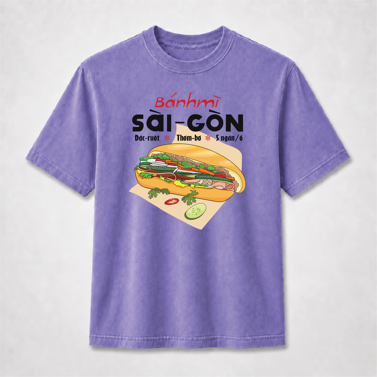 Vietnamese Bánh Mì Sài Gòn T-Shirt – Saigon Food Graphic Tee