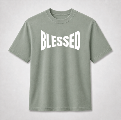 Blessed Shirt | Minimalist Christian Faith Graphic Unisex T-Shirt