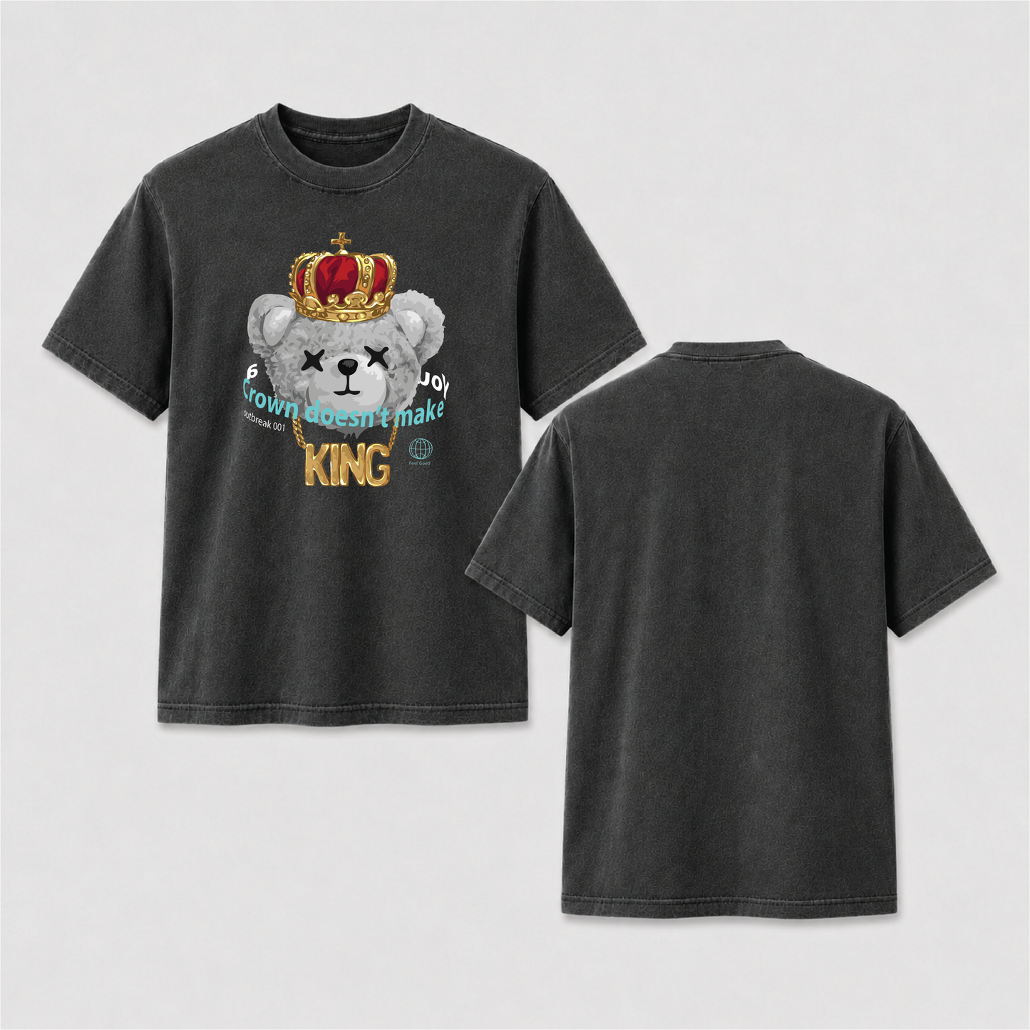 Crown Bear King Streetwear Shirt