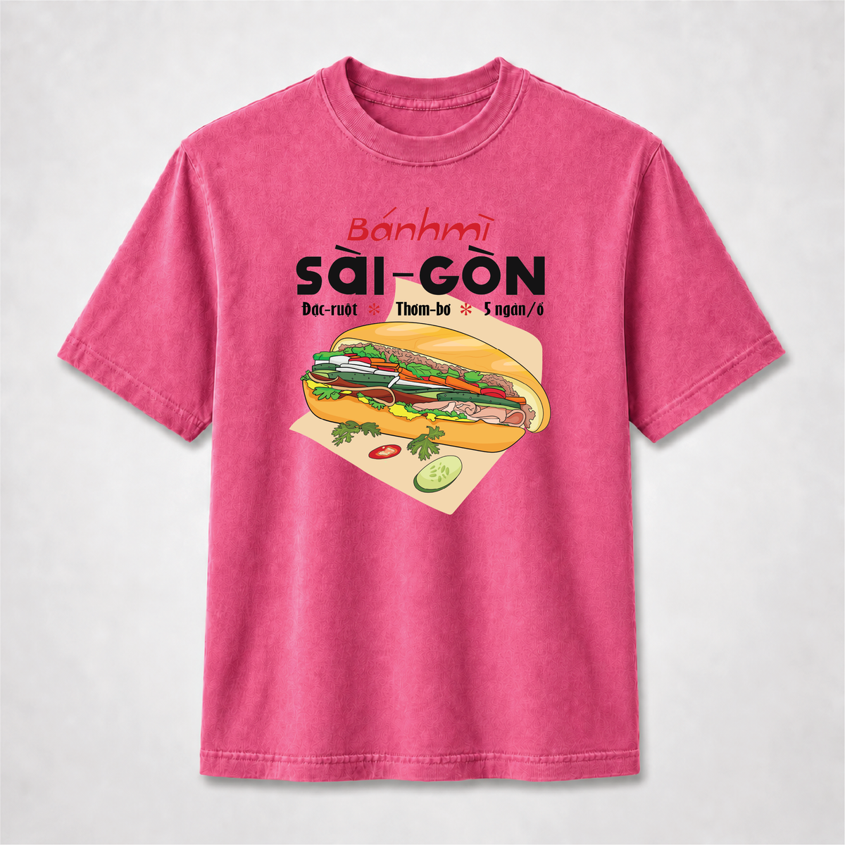 Vietnamese Bánh Mì Sài Gòn T-Shirt – Saigon Food Graphic Tee