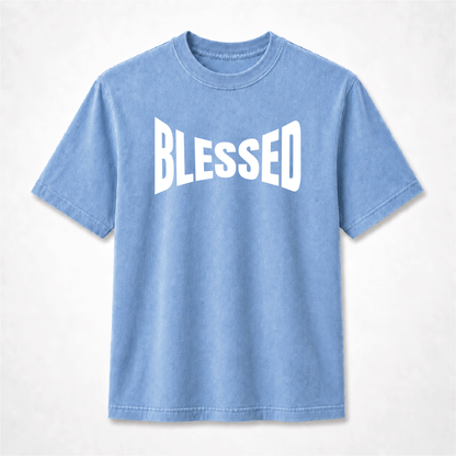 Blessed Shirt | Minimalist Christian Faith Graphic Unisex T-Shirt