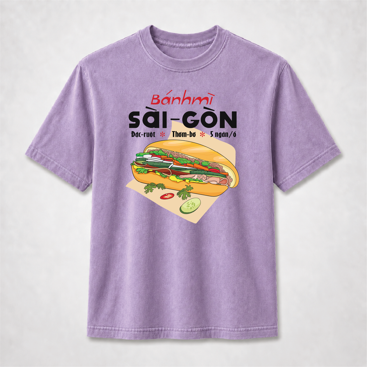 Vietnamese Bánh Mì Sài Gòn T-Shirt – Saigon Food Graphic Tee