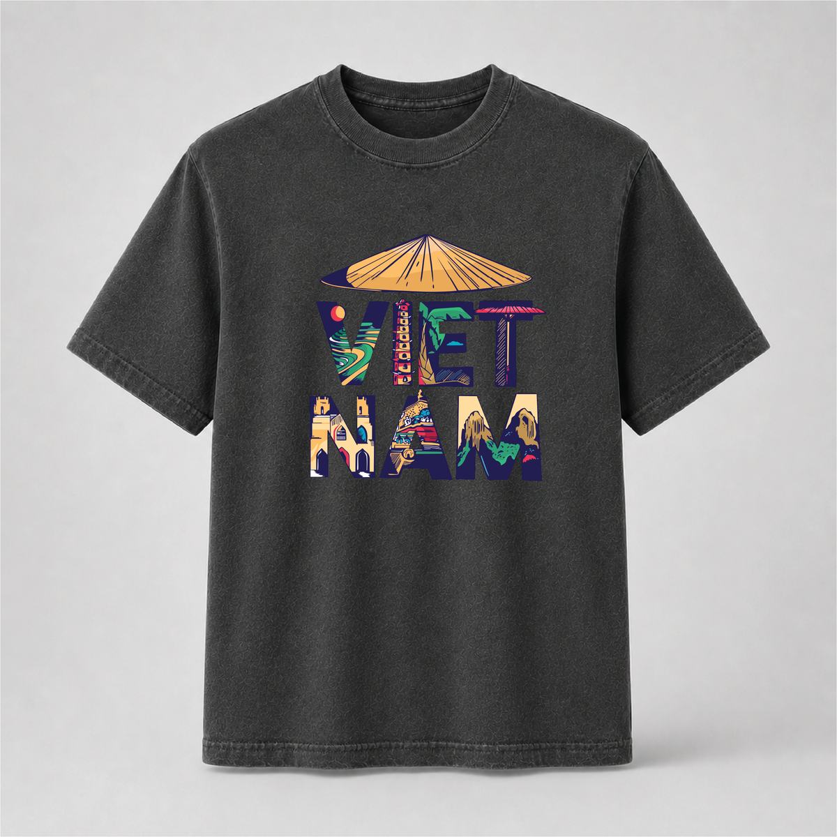 Vietnam Landmark Graphic Tee – Vietnamese Culture Comfort Colors Shirt