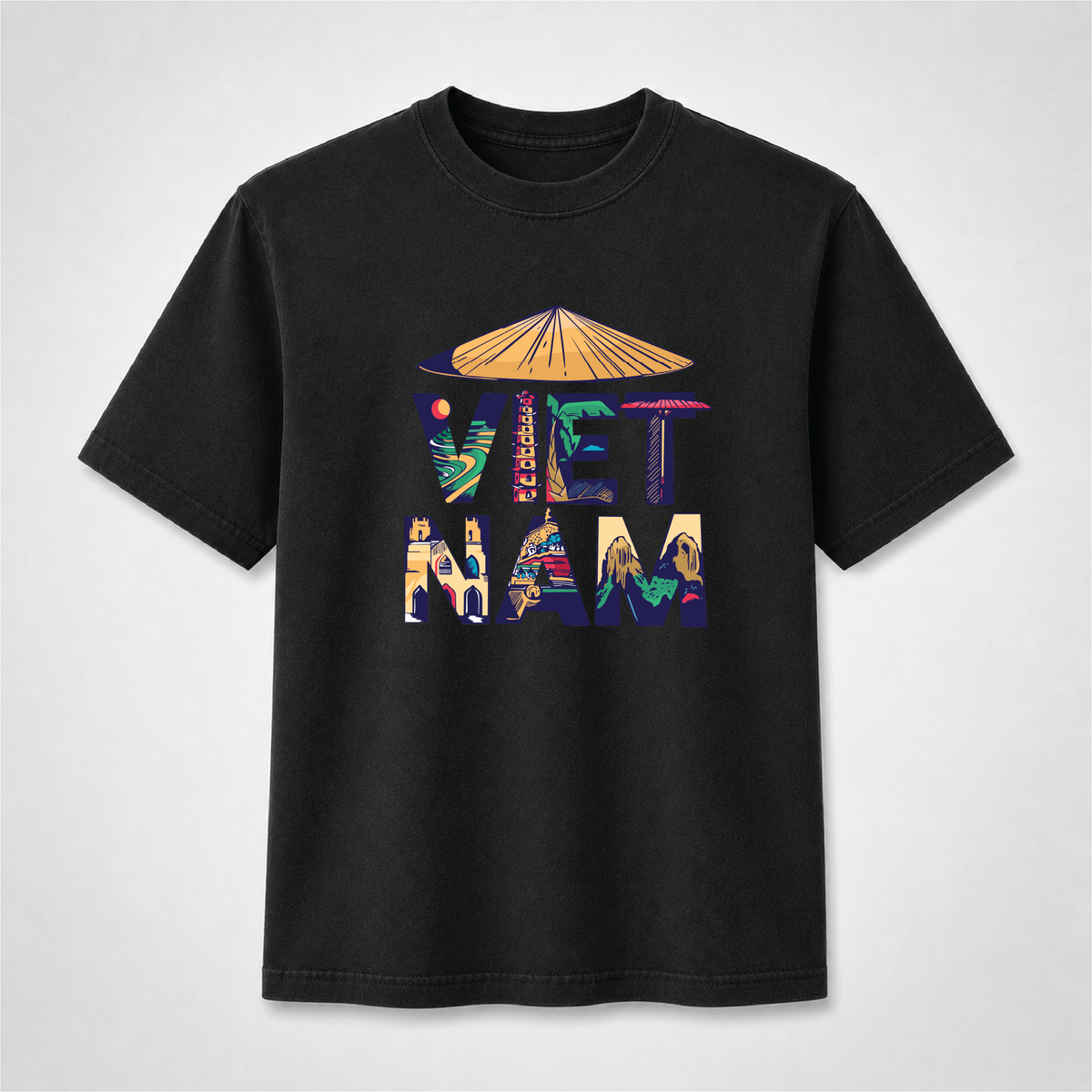 Vietnam Landmark Graphic Tee – Vietnamese Culture Comfort Colors Shirt