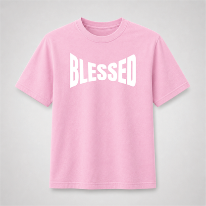 Blessed Shirt | Minimalist Christian Faith Graphic Unisex T-Shirt