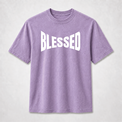 Blessed Shirt | Minimalist Christian Faith Graphic Unisex T-Shirt