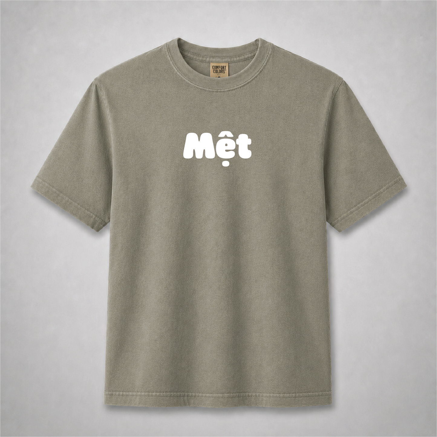 Mệt Vietnamese T-Shirt – Funny Tired Minimalist Graphic Tee