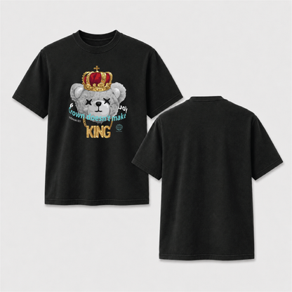 Crown Bear King Streetwear Shirt