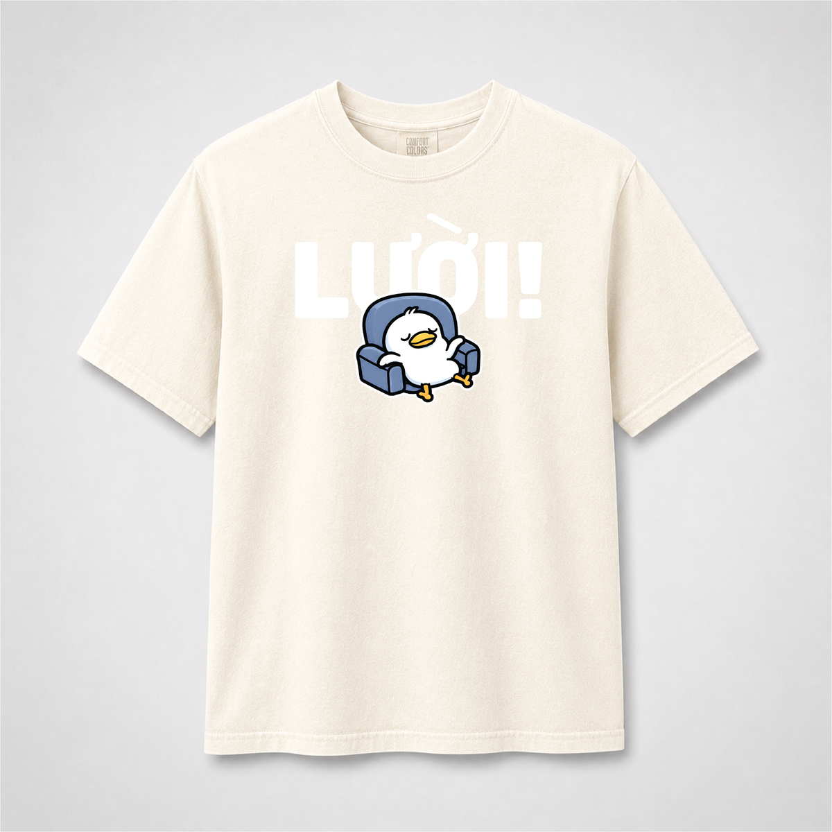 Lười! Lazy Duck Vietnamese Graphic Tee