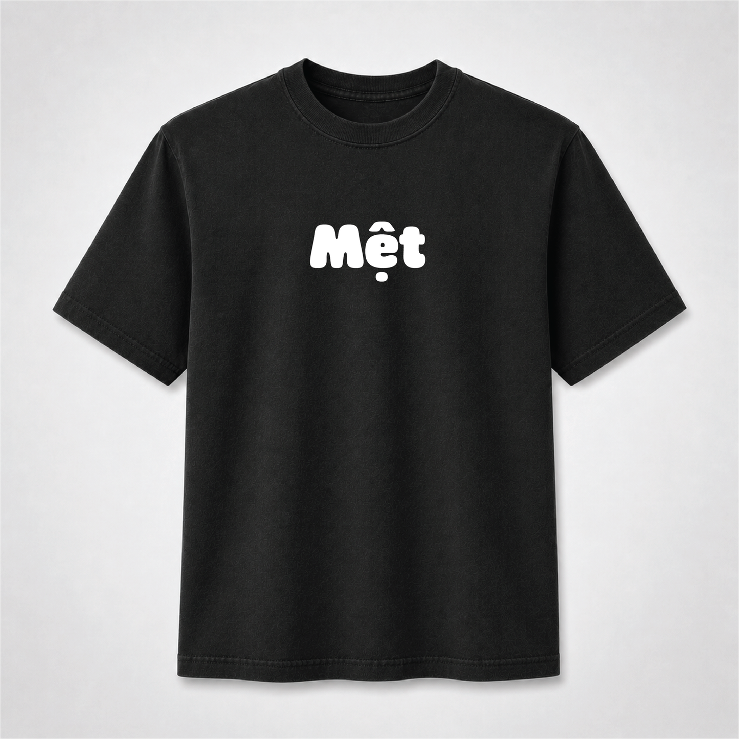 Mệt Vietnamese T-Shirt – Funny Tired Minimalist Graphic Tee