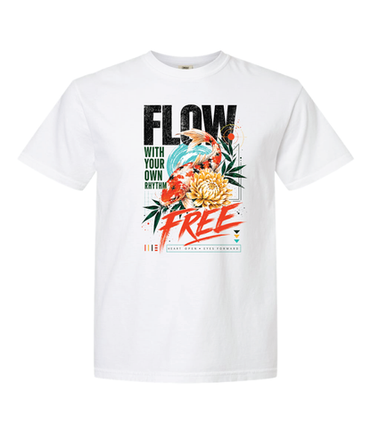 Koi Fish Graphic Tee – Flow Free Zen Shirt