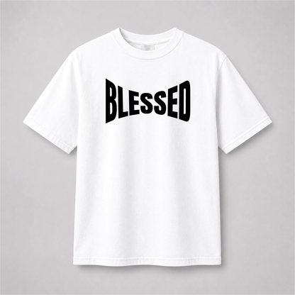 Blessed Shirt | Minimalist Christian Faith Graphic Tee