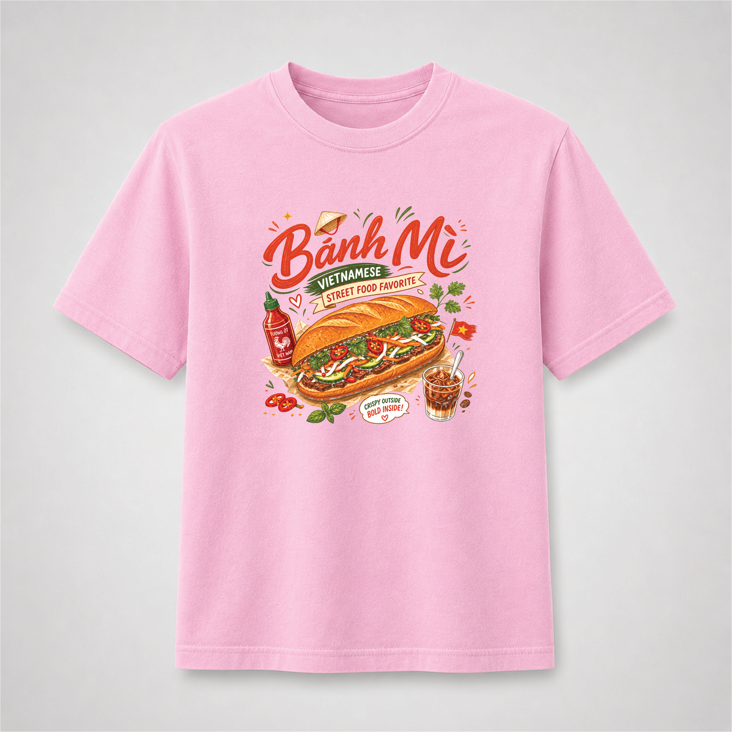 Bánh Mì Vietnamese Street Food Graphic Tee – Comfort Colors Shirt