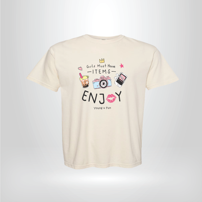 Girls must-have items Cute, playful, and full of fun little details