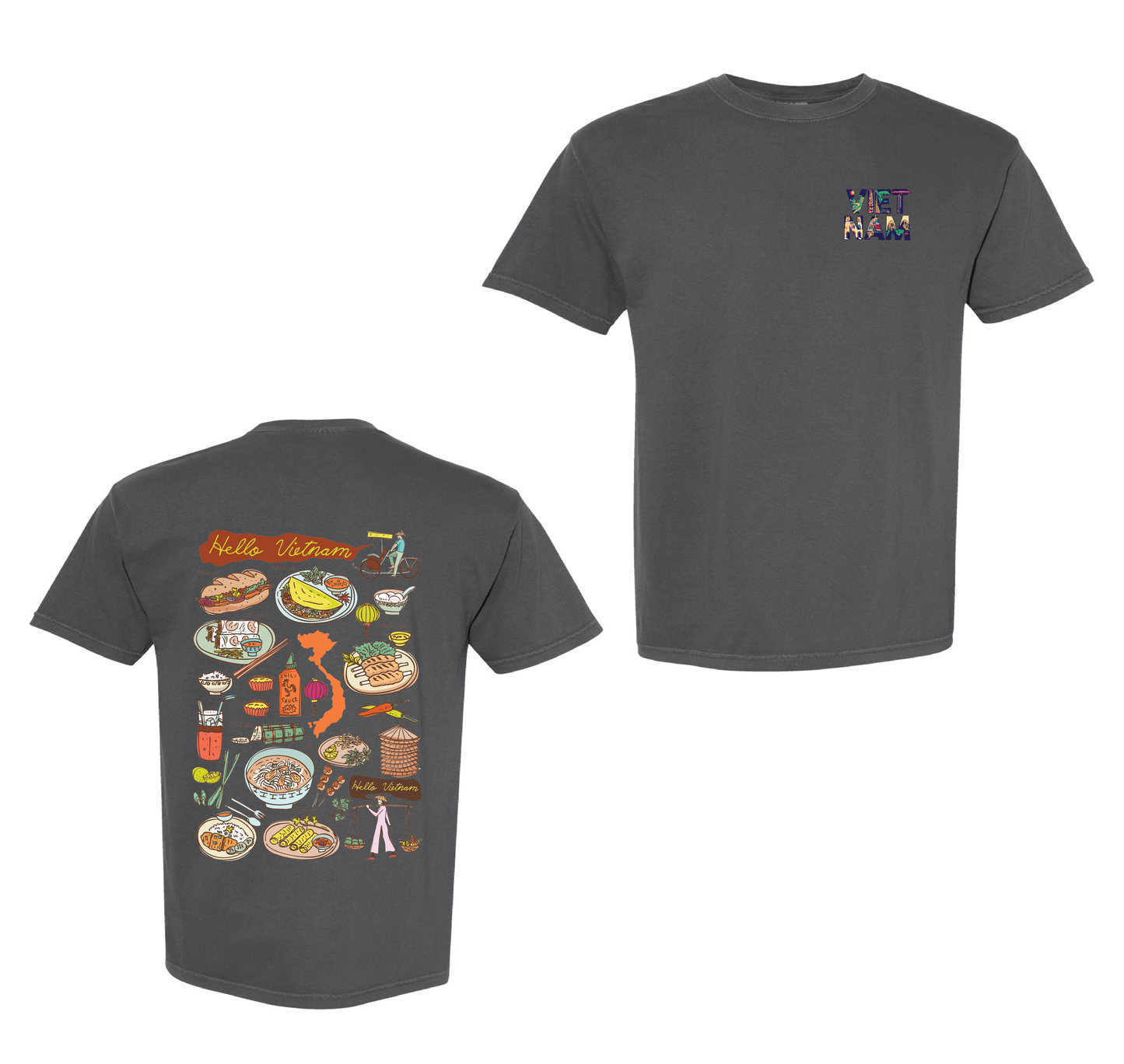 Unisex T-shirt Asian Vietnamese Street Food