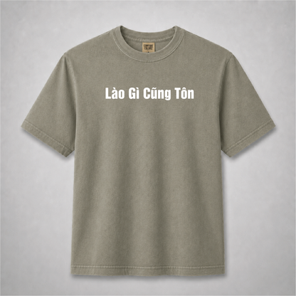 Lào Gì Cũng Tốn Vietnamese Funny Graphic Tee