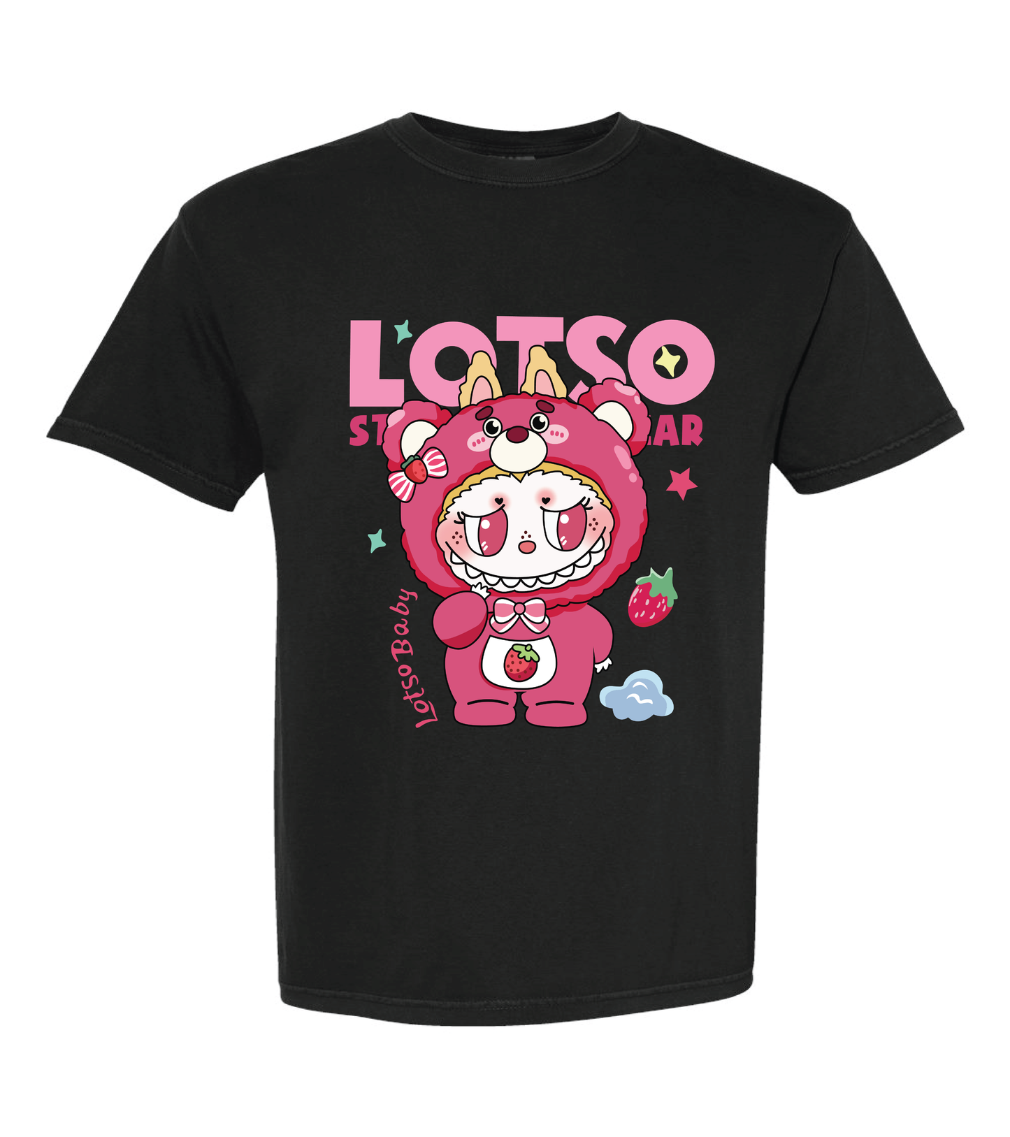 Unisex T-Shirt Lotso Cute Baby Face Casual Top