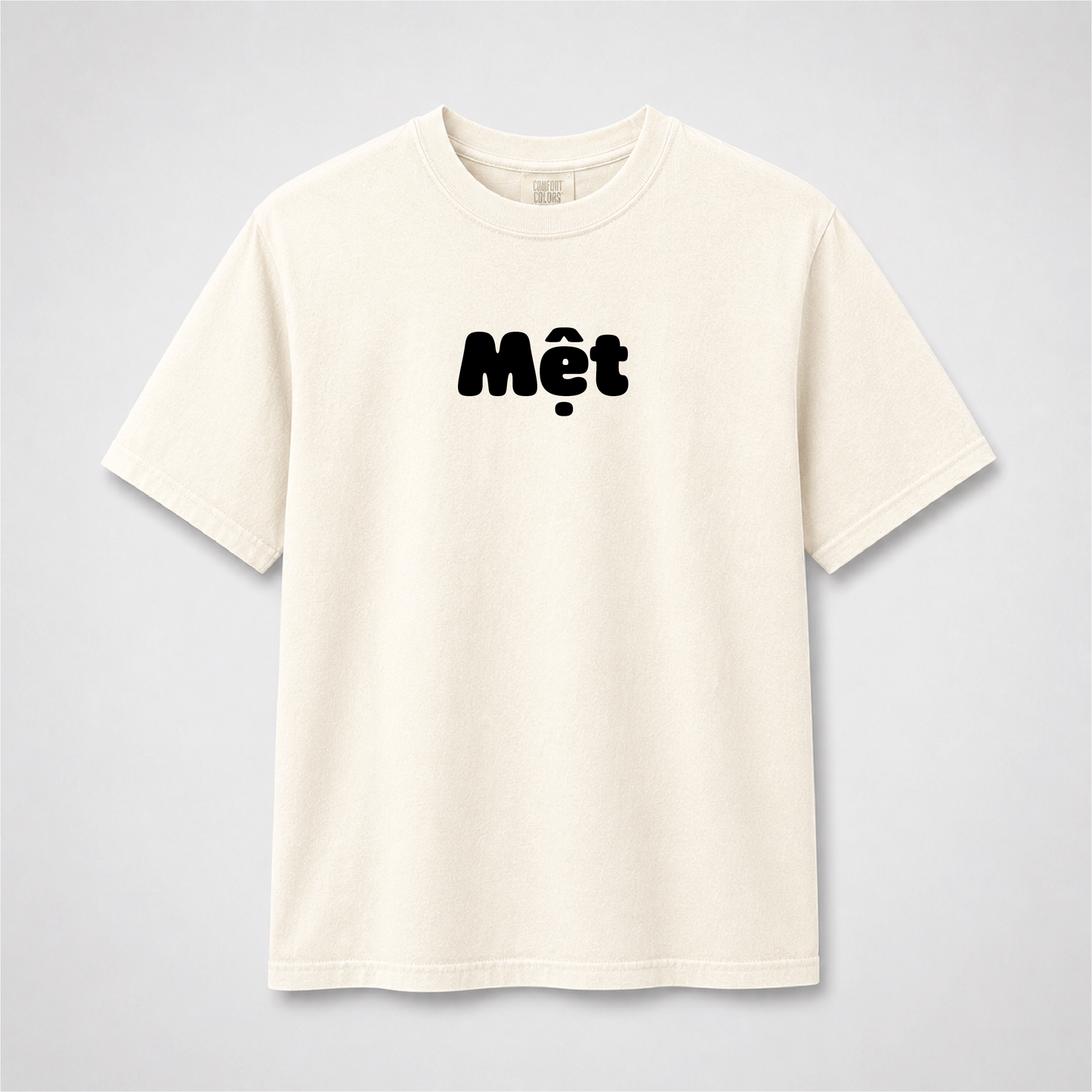 Mệt Vietnamese T-Shirt – Funny Tired Minimalist Graphic Tee