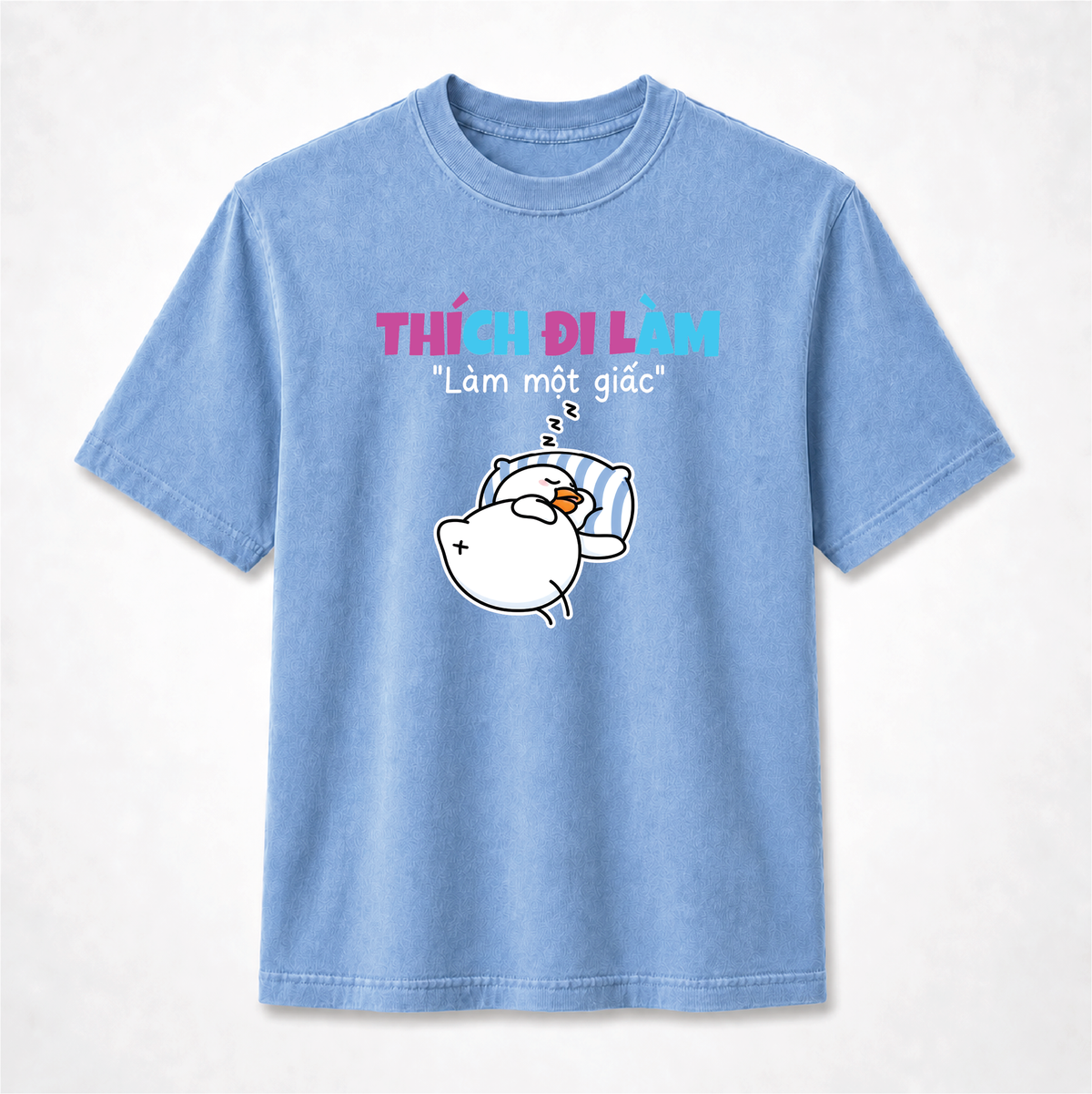 Thích Đi Làm – Làm Một Giấc Funny Sleeping Duck Graphic Tee