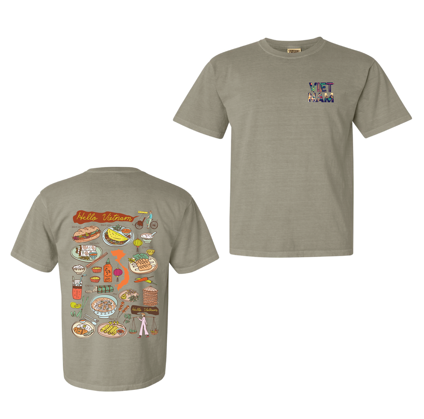 Unisex T-shirt Asian Vietnamese Street Food