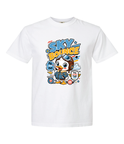 Duckling Aviator Graphic Tee Pilot Animal Gift