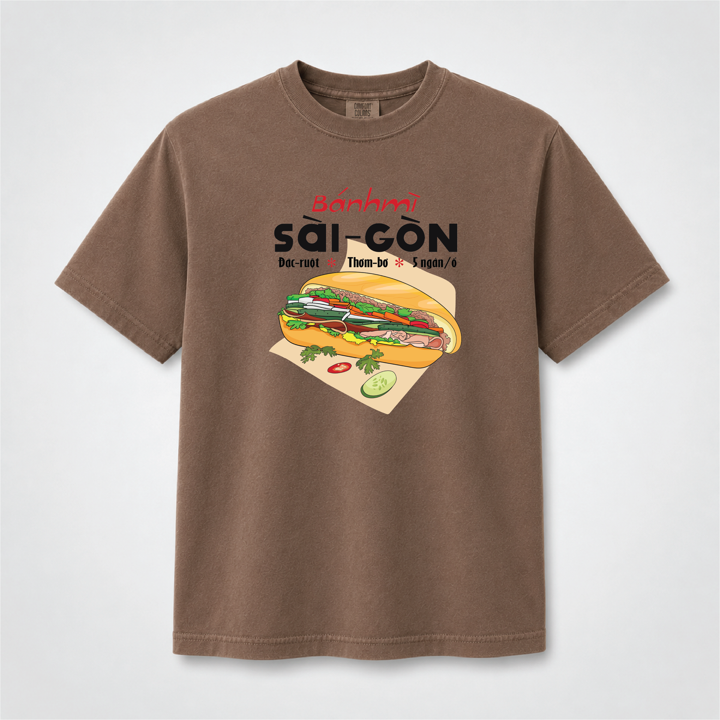 Vietnamese Bánh Mì Sài Gòn T-Shirt – Saigon Food Graphic Tee