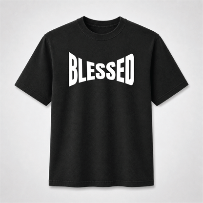 Blessed Shirt | Minimalist Christian Faith Graphic Unisex T-Shirt
