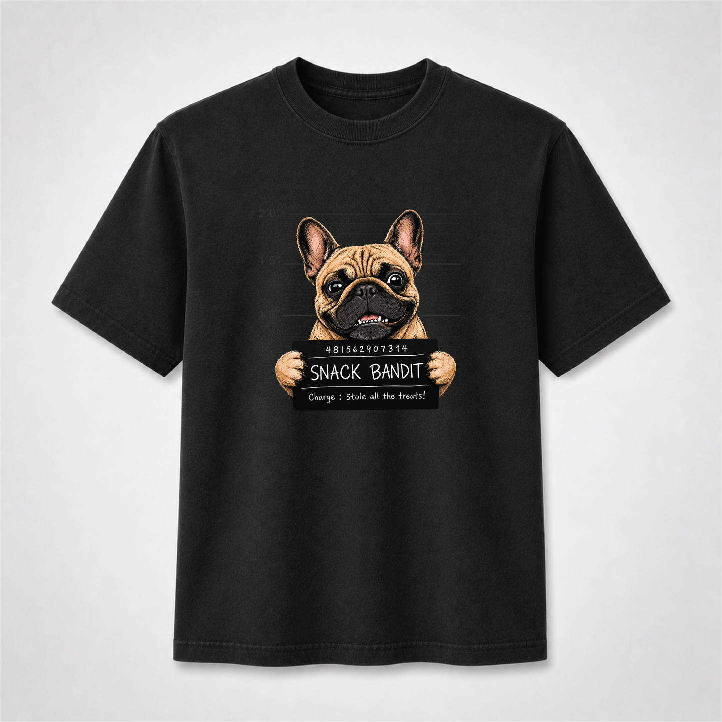 French Bulldog T-Shirt – Snack Bandit Dog Graphic Tee