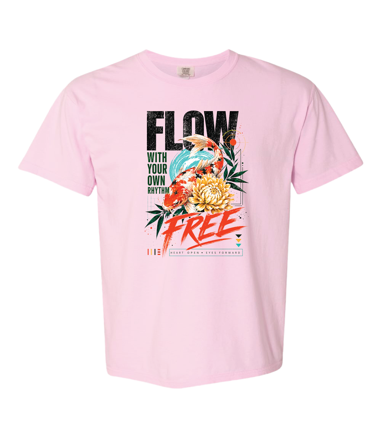 Koi Fish Graphic Tee – Flow Free Zen Shirt