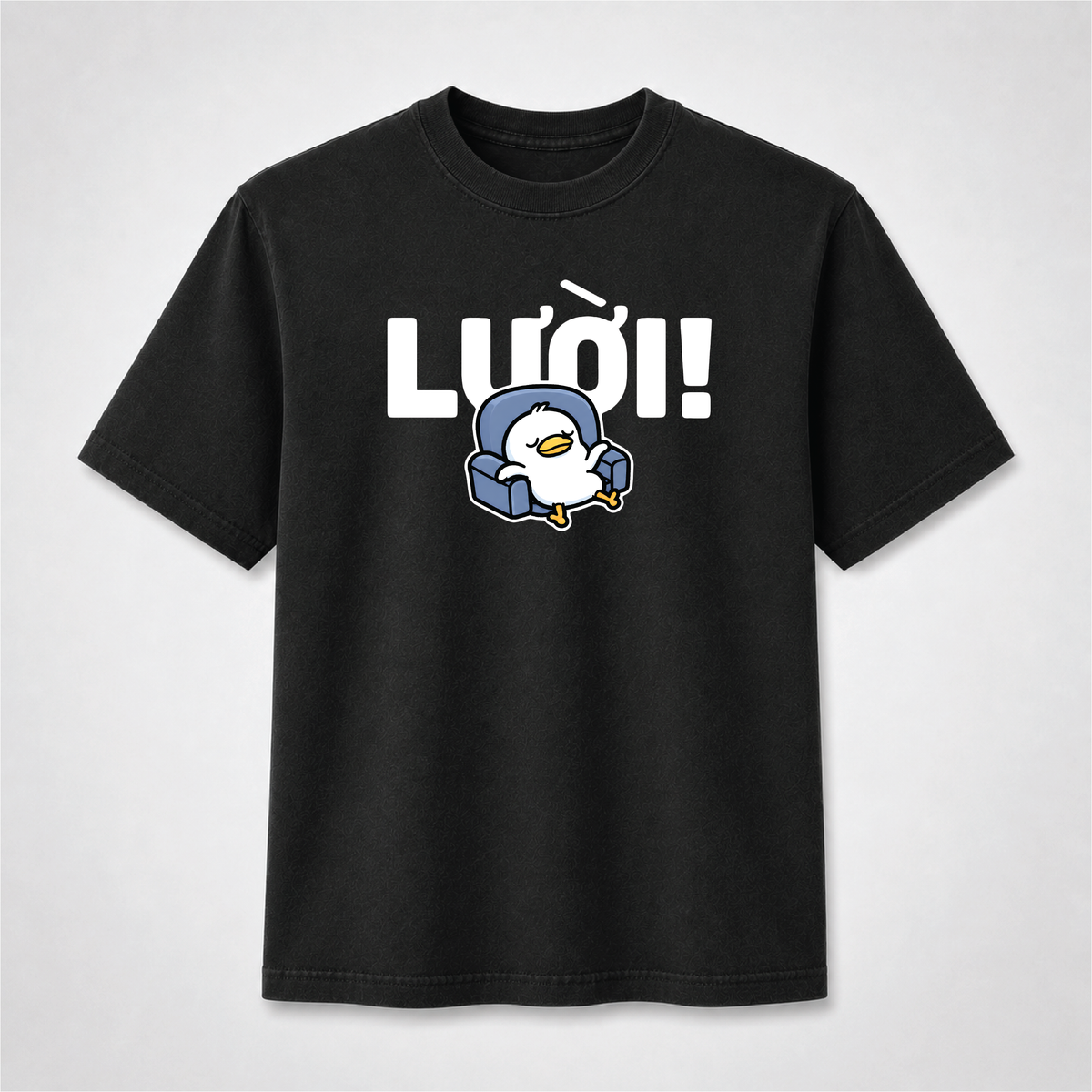 Lười! Lazy Duck Vietnamese Graphic Tee