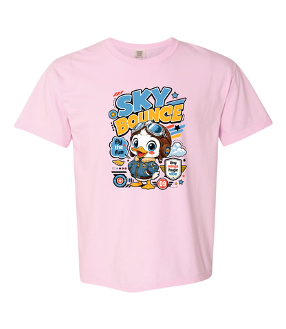 Duckling Aviator Graphic Tee Pilot Animal Gift