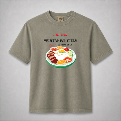 Vietnamese Cơm Tấm T-Shirt – Sườn Bì Chả Food Graphic Tee