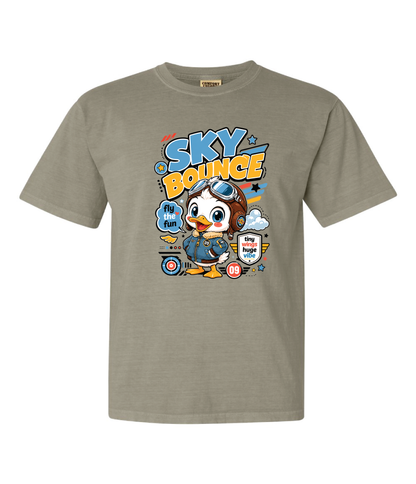 Duckling Aviator Graphic Tee Pilot Animal Gift