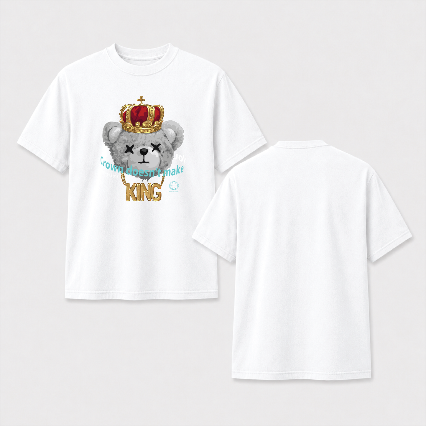 Crown Bear King Streetwear Shirt