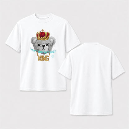 Crown Bear King Streetwear Shirt